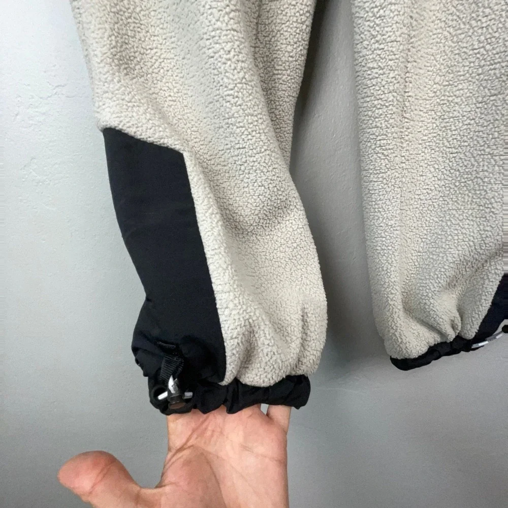 Gymshark Pants Mens S White Black Fleece Joggers Sherpa Mesh Lined Gym Athletic